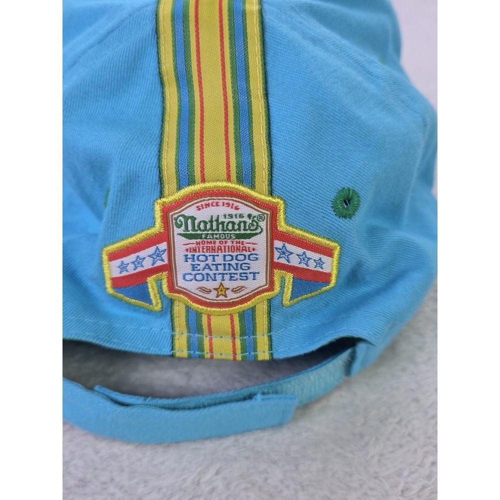 Nathan's Famous Hot Dog Eating Contest Richard Petty Motorsports Hat Adjustable - Picture 4 of 6